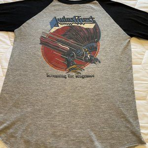 Judas Priest Screaming for Vengeance World Tour 82-83 Vintage T-Shirt